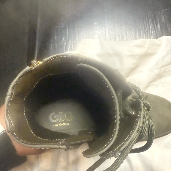 GBG Los Angeles Women's Olive Combat Boots 8.5‎ - Picture 14 of 16